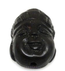 Heban - na wisior - głowa Buddy 48x30mm