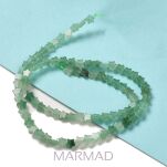 Awenturyn naturalny zielony - gwiazda 6x5.5x2mm - 2