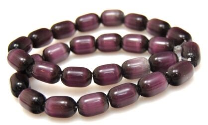 Kocie oko- uleksytowe - oliwka 14-10mm - ciemny fiolet