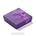 Opakowanie ozdobne na biżuterie- na bransoletkę- fioletowe - 2