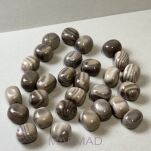 Krzemień pasiasty - nieregularne bryłki 15-17x11-14mm - 2