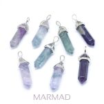 Zawieszka - fluoryt grot 39x9mm