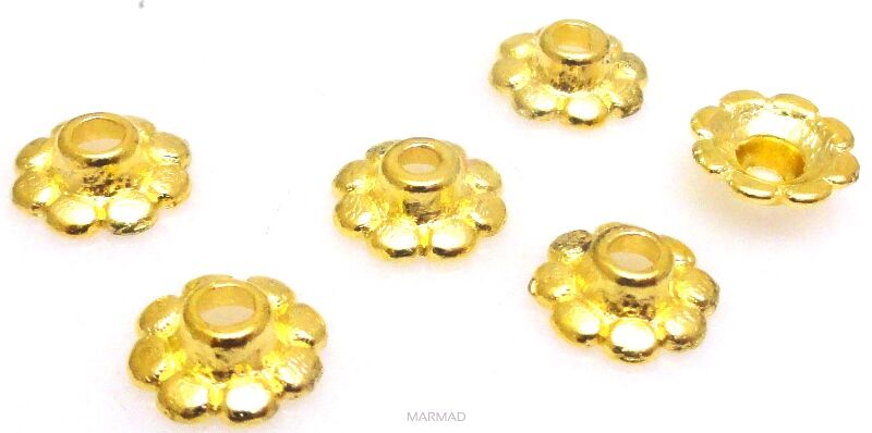 Czapeczki bali na korale kwiatek 7mm