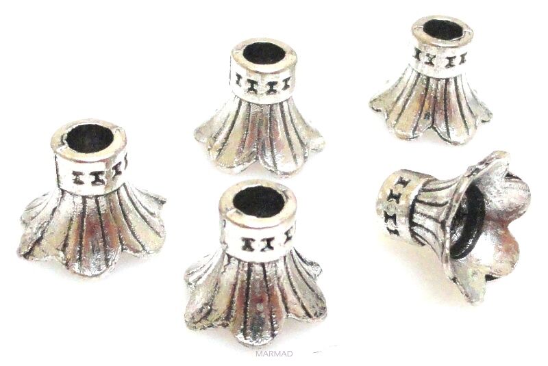 Czapeczki bali na korale kopuła kwiatek 11mm