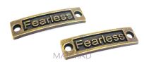 Łącznik prostokąt 35x10mm Fearless - antyczny brąz