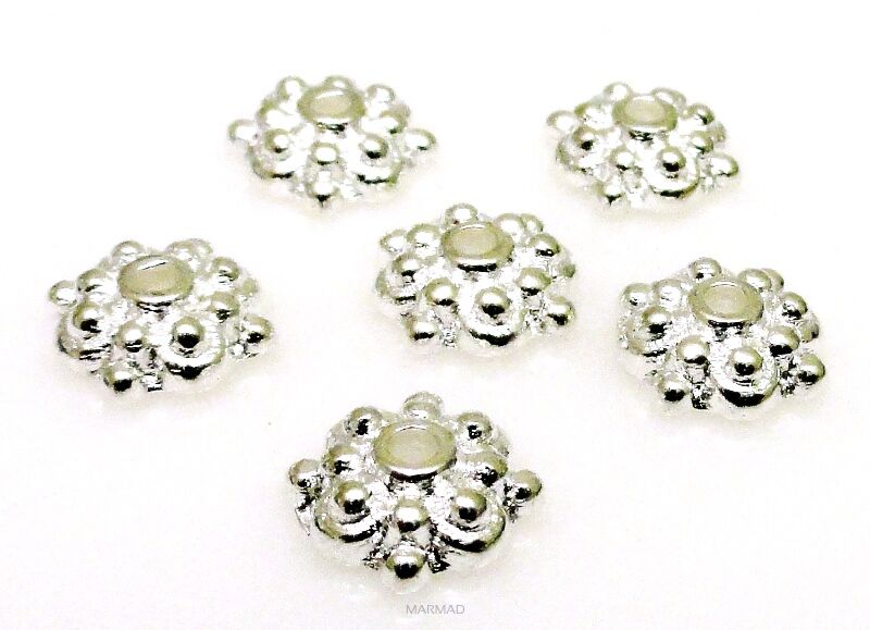 Czapeczki bali na korale - 8mm