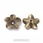 Czapeczka, miseczka, przekładka bali na korale - kwiatek 18mm