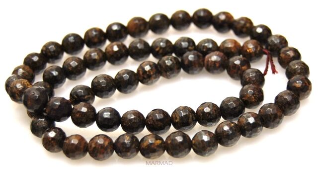 Bronzyt fasetowany - kula 6mm