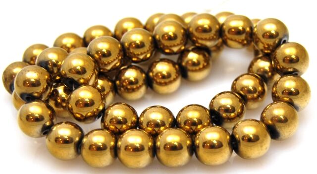 Hematyt złoty - kula 10mm