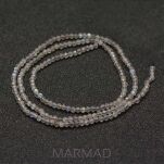 Labradoryt fasetowany - kula 2mm- klasaAA