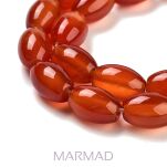 Karneol - oliwka -12x8mm - 2