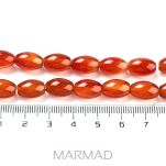 Karneol - oliwka -12x8mm - 3