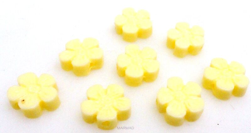 Koral z żywicą - kwiatek 10mm