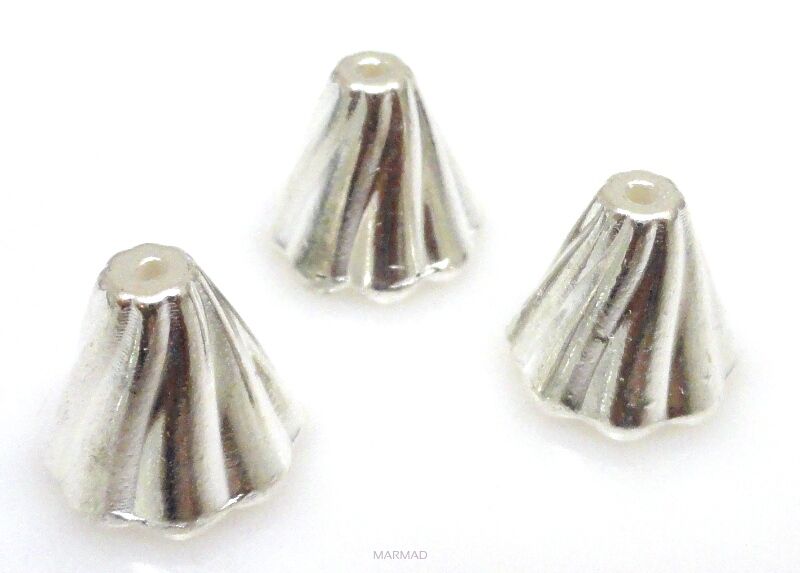 Czapeczki bali na korale - kielich 12x13mm