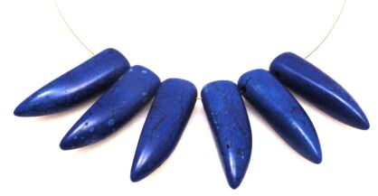 Howlit - kieł 30x10mm - niebieski