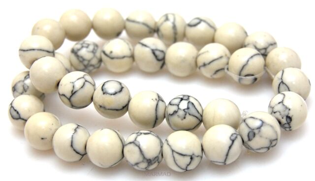 Howlit biały rekonstruowany - kula 12mm