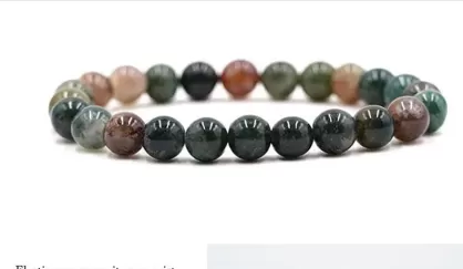 Bransoletka - Indian Agat- kule 8mm - 18cm