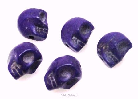 Howlit - czaszka 10x10mm - fioletowy