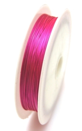 Linka jubilerska różowa - średnica 0,38 mm 