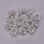 Czapeczka na korale - 13mm - ażurowa