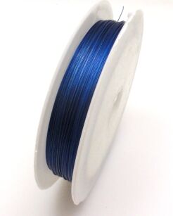 Linka jubilerska - średnica 0,38mm - niebieska