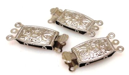 Zapięcie skrzynkowe na 3 linki - 25x10mm