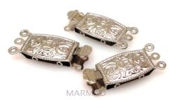 Zapięcie skrzynkowe na 3 linki - 25x10mm