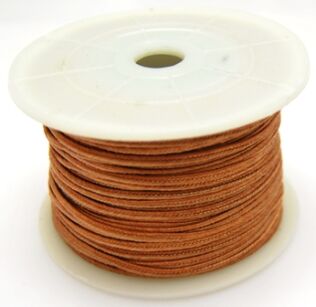 Sznurek do sutaszu - jasno brązowy - 2 metry