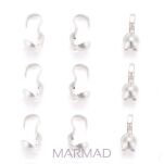 Łapaczka do linek - końcówka 9mm - kolor srebrny - 2