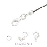 Łapaczka do linek - końcówka 9mm - kolor srebrny - 4