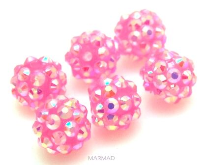 Akryl - kula 12mm - jasno różowe