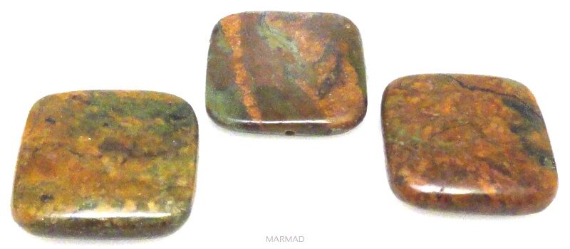 Jaspis Impresja - kwadrat 25mm