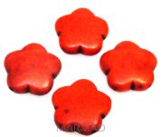 Howlit czerwony - kwiatek 15mm