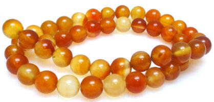 Agat Karneol - kula 8mm
