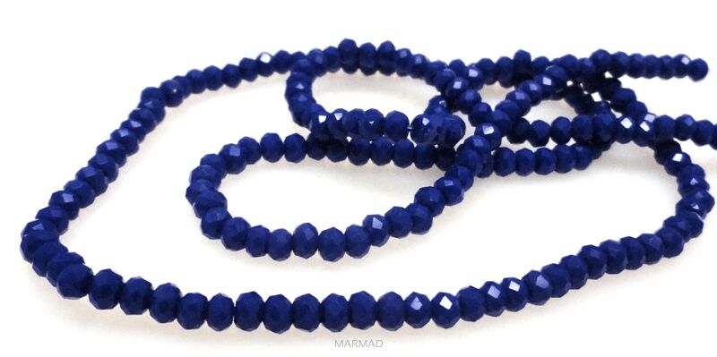 Kryształki fasetowane - oponki 3x2mm