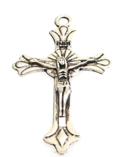 Zawieszka - ozdobny krzyż 37x22mm Dewocjonalia