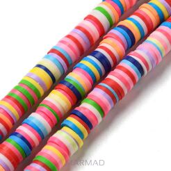 Glinka polimerowa- krążki -Handmade Polymer - 6mm - kolorowe