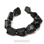 Obsydian - z otworem - 2