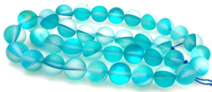 Kule szklane księżycowe półmatowe 10mm - blue