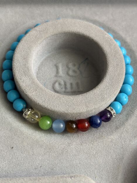 Bransoletka Joga Czakra kule 6mm - 18cm