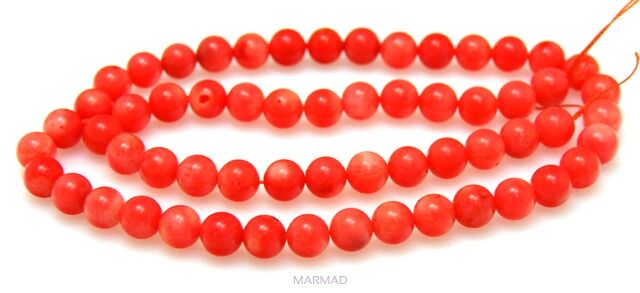 Koral - kula 7mm - łososiowy