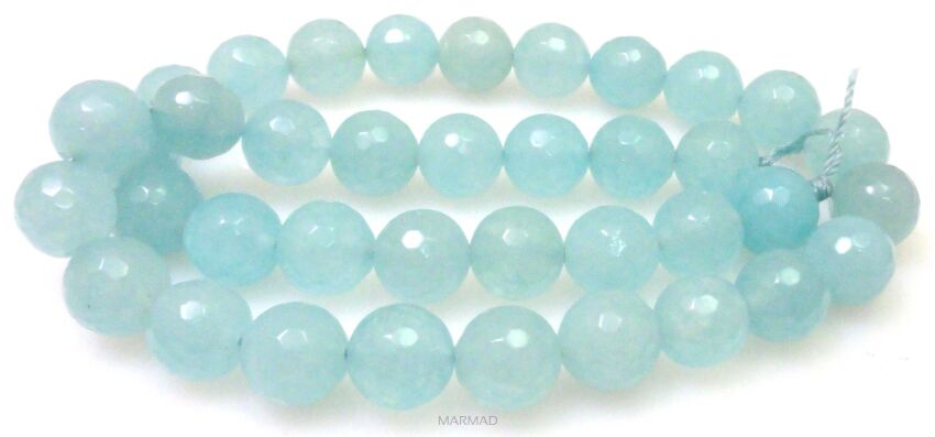 Jadeit fasetowany - kula 10mm