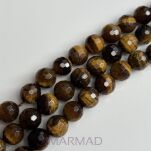 Tygrysie oko fasetowane - kula 8mm - 2