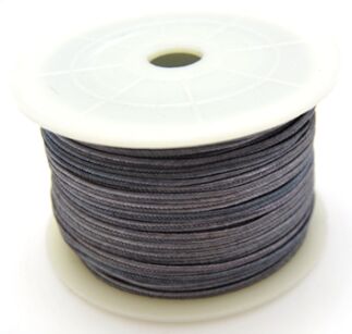 Sznurek do sutaszu - szary - 2 metry