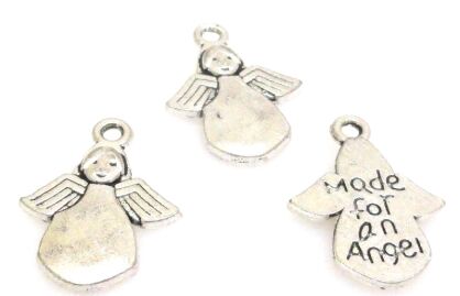 Element ozdobny do zawieszania - aniołek 18x12mm