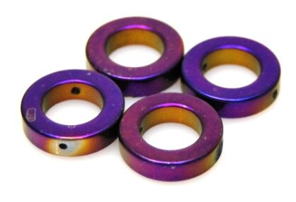 Hematyt fioletowy - kółka 16mm