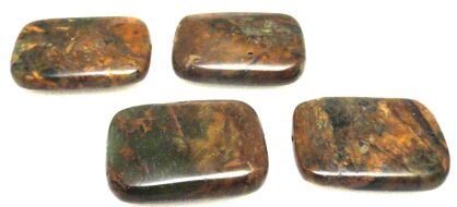 Jaspis impresja - prostokąt 25x18mm