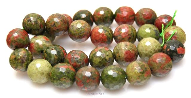 Unakit fasetowany - kula 14mm