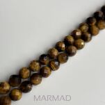 Tygrysie oko fasetowane - kula 6mm - 2