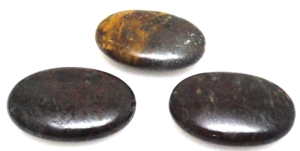 Jaspis owal 25x18mm - zestaw 3 sztuki